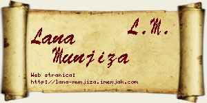 Lana Munjiza vizit kartica